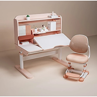 Bàn học sinh thông minh đa năng, nâng hạ tay quay, điều chỉnh góc nghiêng, chống cận Tundo CTIRPro100 kèm đèn ngang 120cm