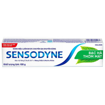 Kem Đánh Răng Hương Bạc Hà Sensodyne Fresh Mint 100g