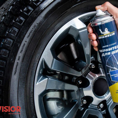 Chai xịt vệ sinh và bảo dưỡng làm bóng lốp ô tô Michelin W31432 -giảm nhiệt, ngăn ngừa nứt bánh xe, duy trì vẻ sáng bóng