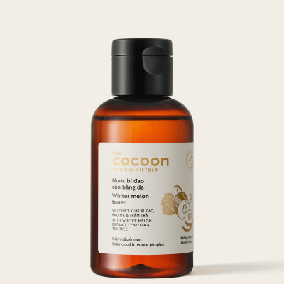 Nước bí đao cân bằng da Cocoon 140ml dùng cho da dầu thuần chay