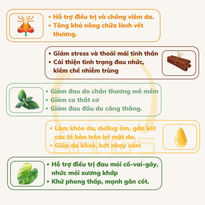 SET QUÀ TẶNG Cao Xoa Bóp Thảo Dược GIANG