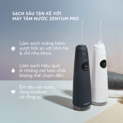 Bộ 2 Đầu Thay Tiêu Chuẩn Máy Tăm Nước Zenyum Pro