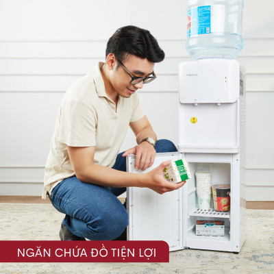 Cây nước nóng lạnh FUJIHOME WD531C, làm lạnh Block cao cấp, khóa vòi nóng an toàn, tự động ngắt an toàn tiết kiệm điện - Hàng Chính hãng