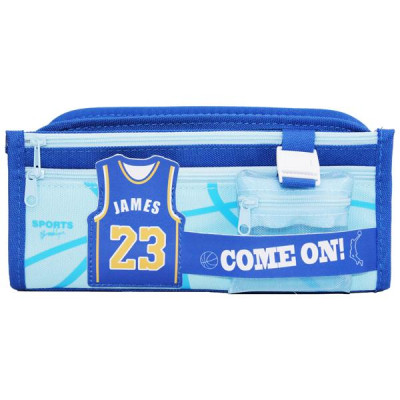 Bóp Viết Vải Bóng Rổ - Yescholar 7954 - Màu Xanh Dương