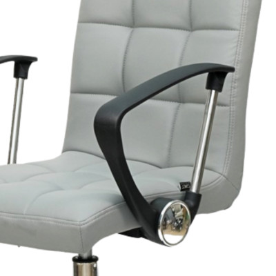 Ghế xoay làm việc nhỏ gọn Ghế tiếp tân nệm simili chân tăng giảm cao cấp CE1009-P Nội thất CAPTA Morden Office Chair 