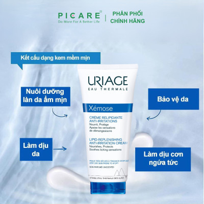 Kem Dưỡng Ẩm Dành Cho Da Khô, Da Cơ Địa Uriage Xémose Creme Relipidante Anti-Irritations 200ml