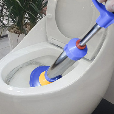 ( HÀNG CAO CẤP ) Dụng Cụ Cây Thông Tắc Bồn Cầu Inox - Tặng Móc Dán Inox To