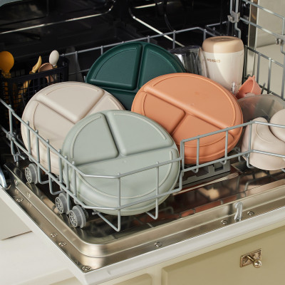 Bộ 2 Dĩa Silicone Chống Trượt LocknLock Little Luv Cho Bé HPP962, Hàng Chính Hãng - JoyMall