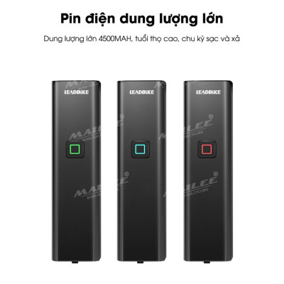 Đèn xe đạp LD-86A siêu sáng 1000 lumen, pin dung lượng cao 4500mAh, chất liệu vỏ nhôm, chống nước IP66, có hỗ trợ pad gắn treo (2 phiên bản tùy chọn) - Mai Lee