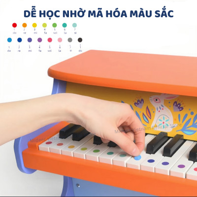 Đàn Piano Cho Bé Mideer Piano, Đồ Chơi âm nhạc cao cấp Cho Trẻ Em Từ 1,2,3,4,5,6,7 Tuổi