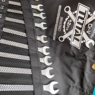 BỘ CỜ LÊ VÒNG MIỆNG 12 CHI TIẾT 6-24MM TOTAL THT1022121 - HÀNG CHÍNH HÃNG