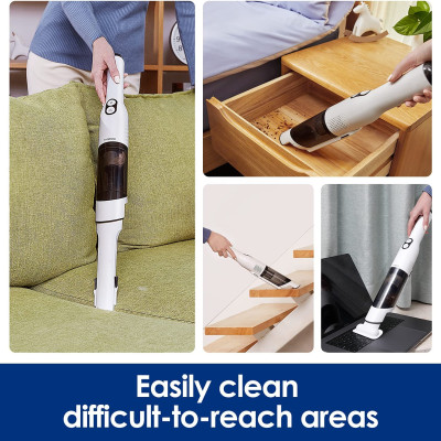 Máy Hút Bụi Xe Hơi, Máy Hút Bụi Không Dây TINECO Pure One Mini S4 Thương Hiệu Mỹ Lực Hút 11,000 Pa, Công Suất 220 W - Hàng Chính Hãng - Bảo Hành 24 Tháng