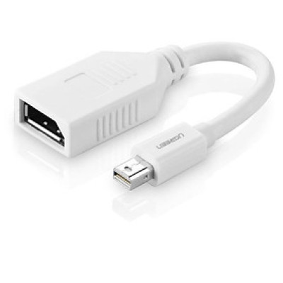 Ugreen UG1044510445TK 20CM màu Trắng Cáp chuyển đỗi Mini DP sang DisplayPort cao cấp - HÀNG CHÍNH HÃNG