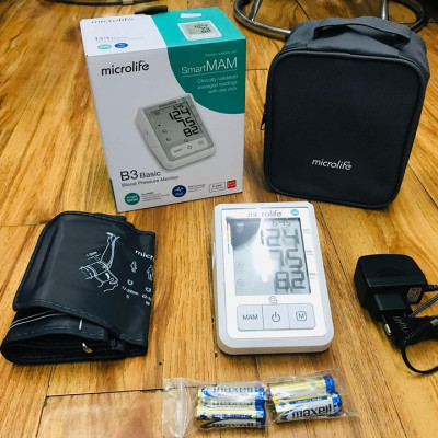 Máy Đo Huyết Áp Điện Tử Microlife B3 Basic New 2019 chính hãng