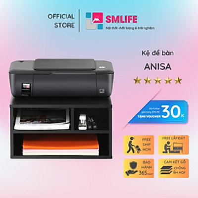 Kệ sách để bàn giá rẻ bằng gỗ SMLIFE Anisa