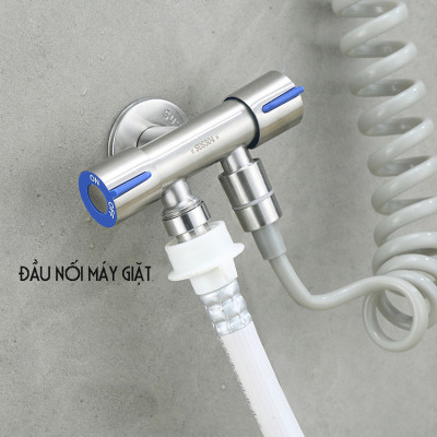 ĐẦU NỐI CHUYỂN ĐỔI THÀNH VÒI RỬA TAY – INOX 304