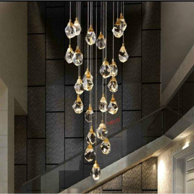 Đèn thả thông tầng, đèn trần trang trí, đèn thông tầng, đèn trang trí, đèn decor HTK025 DT