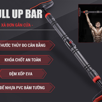 Xà Đơn Treo Tường 2023 Thế Hệ Mới Tích Hợp Giọt Nước Chỉnh Thăng Bằng Chịu Lực 250kg Đại Nam Sport + Tặng Găng Tay Tập Xà