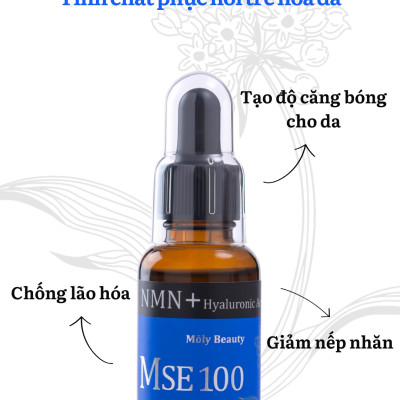MSE100 Super Essence HY - Tinh chất phục hồi trẻ hóa da NMN+HY 30ml - Mōly Beauty