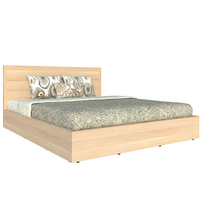 Giường ngủ cao cấp Tundo màu vàng sồi 140cm x 200cm