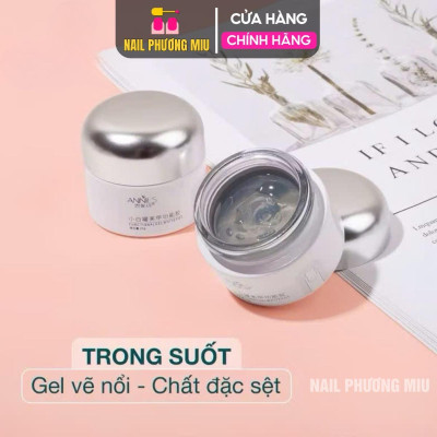 Gel Nặn Trong Suốt ANNIES 20g Chất Đặc Sệt Làm Nail Không Bết Dính Định Hình Đa Năng Màu Trong Suốt Thủy Tinh Tạo Mẫu Hình Theo Ý Muốn
