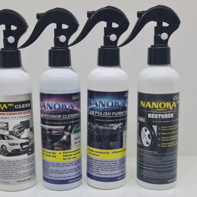 [Bóng lốp] Chai xịt phục hồi làm bóng lốp, chăm sóc lốp, phục hồi nhựa nhám lốp ô tô, xe máy Nanoka 250ml