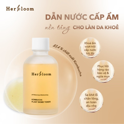 Toner Herbloom Cấp Ẩm Chống Lão Hoá Da Cân Bằng Da Kombucha Plant Biome 150ML