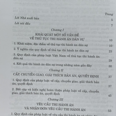 Sách - Pháp Luật Về Thủ Tục Thi Hành Án Dân Sự