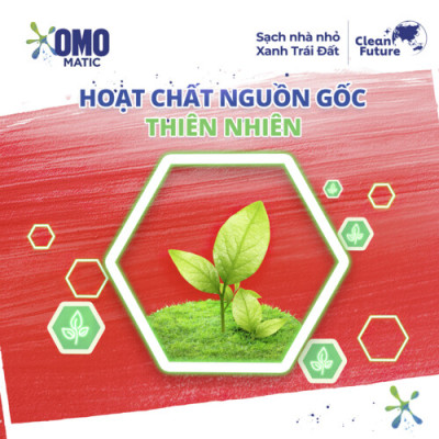 Túi Nước giặt Omo Nước giặt cửa trước hương Lavender Khử mùi thư thái 3.6KG