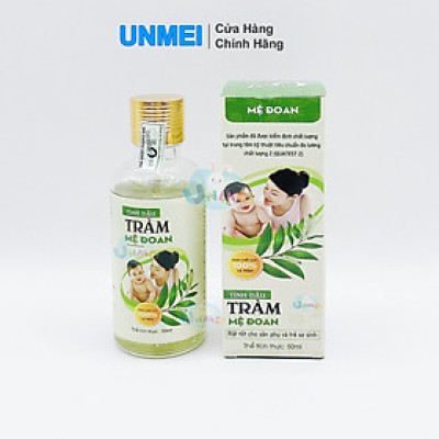 Tinh Dầu Tràm Mệ Đoan 50ml Nguyên Chất giữ ấm phòng cảm lạnh xua đuổi côn trùng 5ml/10ml/50ml/100ml