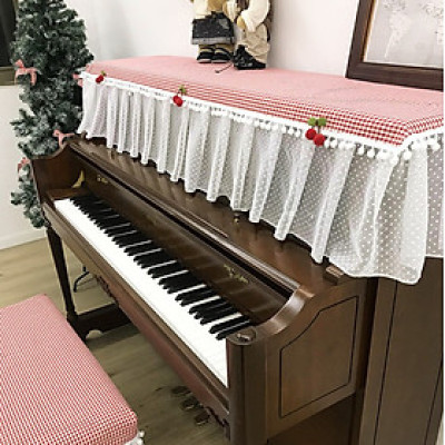 Khăn phủ đàn piano cơ đàn piano điện tử 88 phím phong cách Châu Âu cổ điển sang trọng chống bụi chống xước - Hàng chính hãng