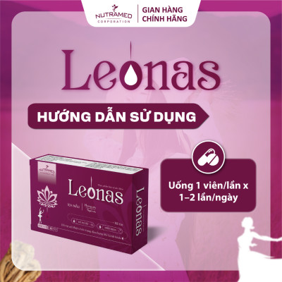  Viên uống Leonas hỗ trợ bổ huyết điều kinh giúp giảm rối loạn kinh nguyệt (30 viên) - Nutramed