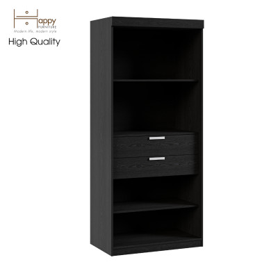 [Happy Home Furniture] CATY, kệ sách 6 tầng - 2 ngăn kéo,  90cm x 55cm x 207cm (DxRxC), KSA_005