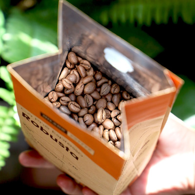 Cà phê hạt 100% ROBUSTA rang mộc nguyên chất MILANO COFFEE 250gr