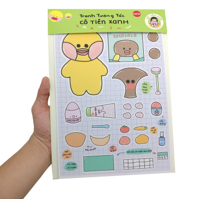 Bộ Tranh Tương Tác Cô Tiên Xanh - Chăm Sóc Bé Tèo