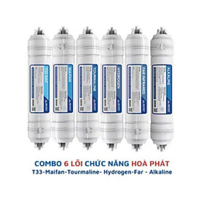 [Combo] Bộ 6 Lõi chức năng Hòa Phát - Hàng chính hãng - Cung cấp khoáng chất