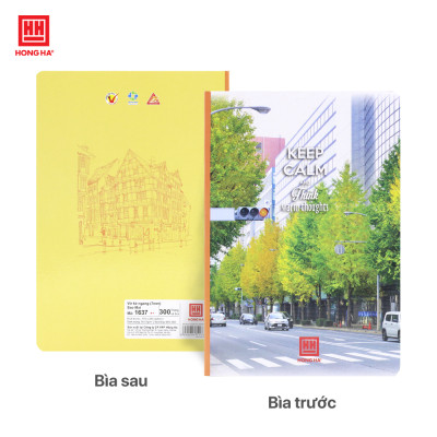 Vở kẻ ngang 300 trang Sao Mai sắc màu Hồng Hà - 1637