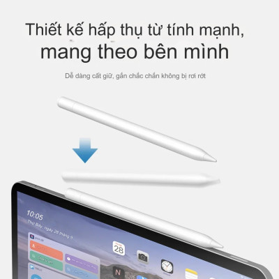Bút cảm ứng hỗ trợ tì tay, siêu mượt cho iPad đời 2018 trở lên hiệu Nillkin iSketch S3 cho iPad Air Pro 11 12.9 13 Air 4 5 6 2018 10.2 - Hàng nhập khẩu