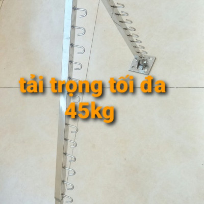 giàn phơi quần áo ban công (inox 304)
