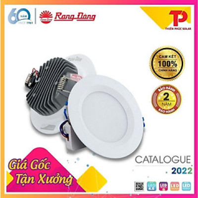 Đèn LED Rạng Đông âm trần Downlight AT04L 90/9W Model: D AT04L 90/9W
