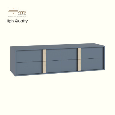 HAPPY FURNITURE , Tủ lưu trữ 4 ngăn kéo - SPACE, THK_281 , 160cm x 45cm x 43cm DxRxC