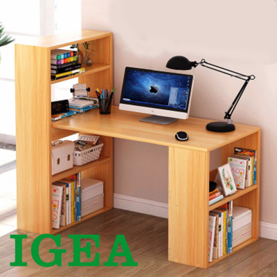 BÀN MÁY TÍNH bàn làm việc kèm kệ sách blv07