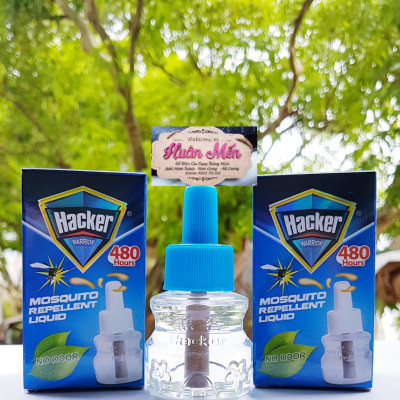 Tinh dầu đuổi muỗi HAC-KER 480h, sử dụng 30 đêm an toàn hiệu quả cao
