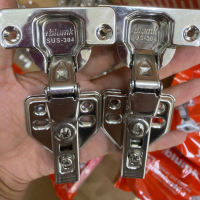 Bản Lề Tủ Bếp, Bản Lề Cửa Tủ, Bản Lề Hơi Bật Giảm Chấn, INOX Không Gỉ 304 BLUMK - Tháo Lắp Nhanh