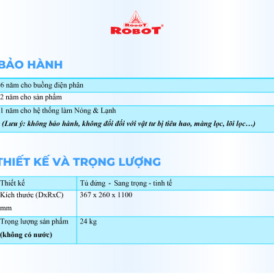 Máy Lọc Nước Điện Giải Ion Kiềm ROBOT IonKing 912 Chế Độ Nóng Thông Minh Lạnh 9 Tấm Điện Cực Titanium Phủ Platinum - Hàng Chính Hãng