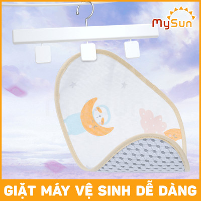 Khăn lót đầu cho bé sơ sinh gối ngủ thấm hút mồ hôi trẻ em MySun
