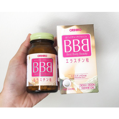 Viên Uống Nở Ngực BBB ORIHIRO 300 Viên Nhật Bản Hỗ Trợ Tăng Và Giúp Vòng 1 Săn Chắc Tự Nhiên