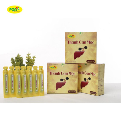 Thanh Can Mộc PQA Hỗ Trợ Tăng Cường Chức Năng Gan Dùng Cho Người Gan Bị Xơ, Nhiễm Mỡ Hộp 10 Ống