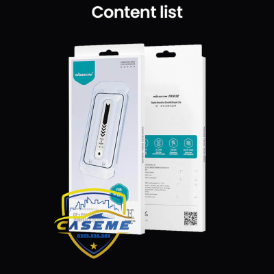 Kính cường lực cho iPhone 16 Pro Max, iPhone 16 Pro, iPhone 16 Plus, iPhone 16 hiệu NillkinAmazing CP+ Pro full màn hình, chống vân tay, chống vỡ, chống xước cao cấp - Hàng chính hãng.