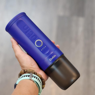 [Hàng chính hãng] Set máy pha cà phê điện cầm tay Outin Nano Portable Espresso Machine màu Ocean Blue (Phiên bản giới hạn)